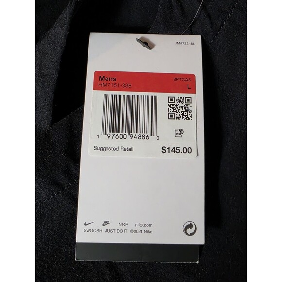 New Nike Tech Windrunner Woven Full-Zip JacketLarge Black Green HM7151 338 Men L - Picture 13 of 14